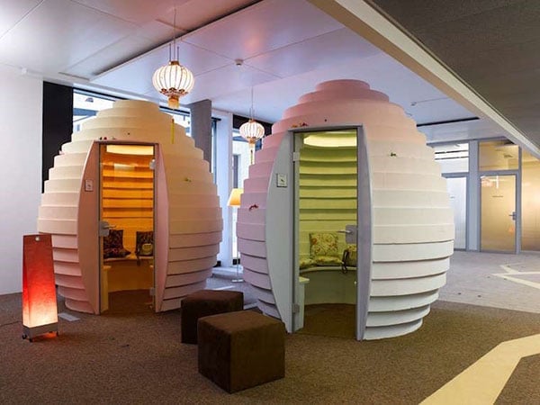 Google's EMEA Engineering Hub, Zurich, hosts egg-shaped pods Google's EMEA Engineering Hub, Zurich, hosts egg-shaped pods